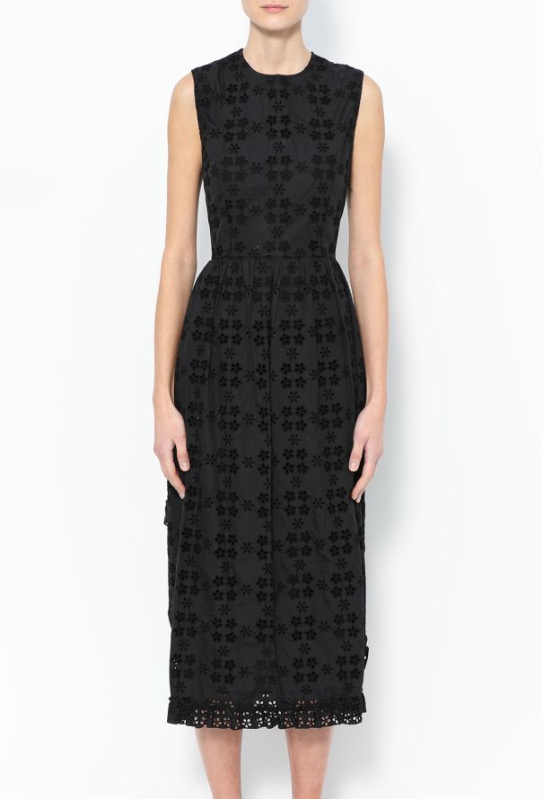 Modern Designers Simone Rocha Draped Eyelet Dress - 2