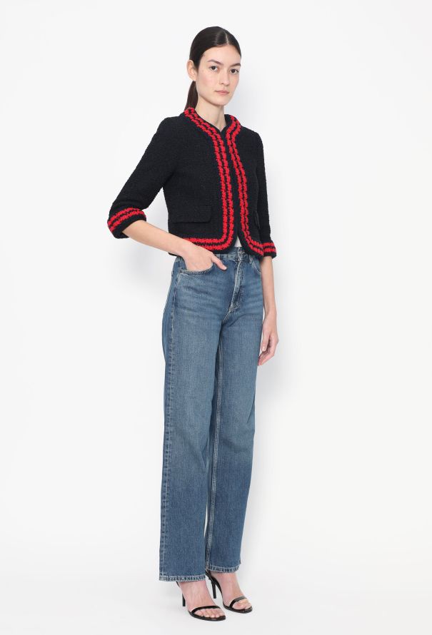 Gucci Resort 2016 Cropped Tweed Jacket - 5