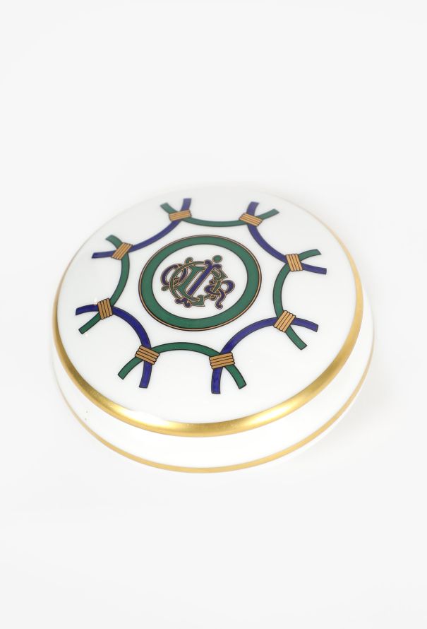Dior Vintage Limoges Porcelain Bonbonnière - 4