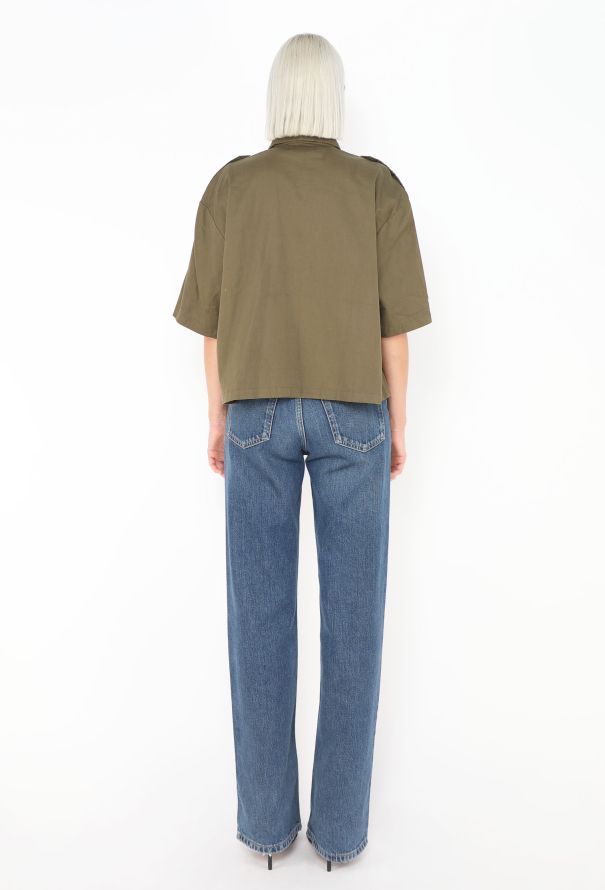 Céline 2021 Cotton Utility Overshirt - 5