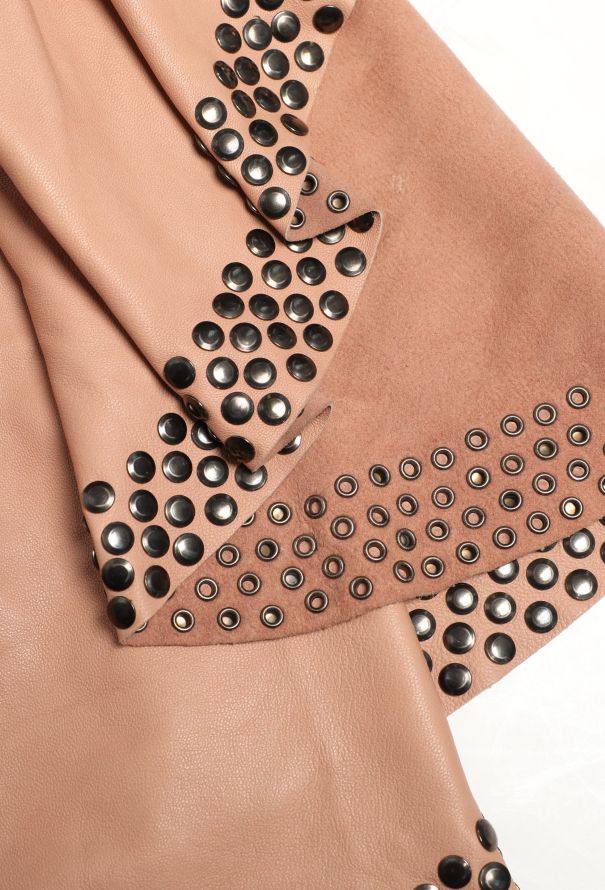 Alaïa HIGHLY COLLECTOR 1981 Studded Leather Dress - 8