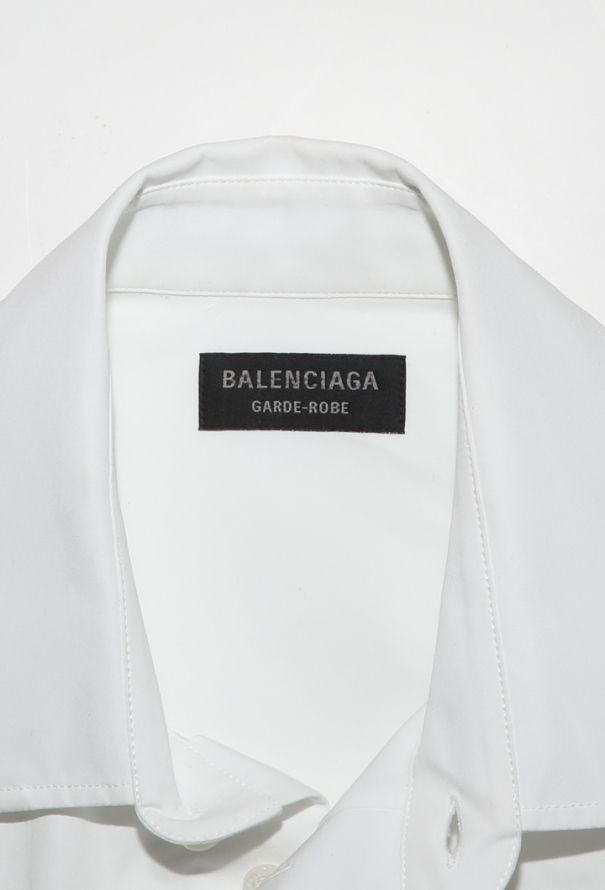 Balenciaga Garde-Robe Cotton Shirt Dress, 2022 - 5