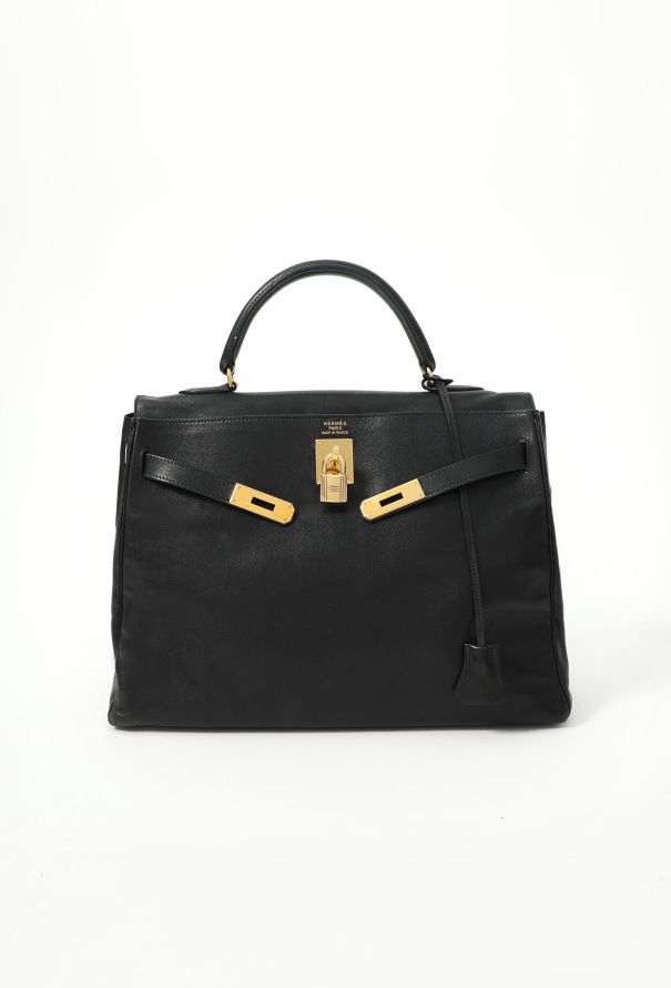 Hermès Black Gulliver Kelly Retourné 35 - 2