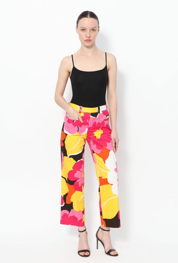 Gucci S/S 1999 Tom Ford Floral Trousers - 4
