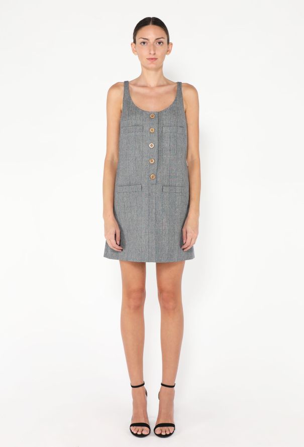 Prada 2024 Pinstripe Shift Dress - 3