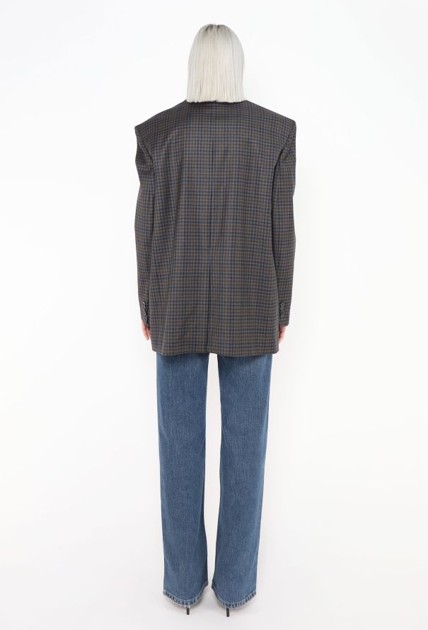 Balenciaga S/S 2017 Padded-Shoulder Blazer - 5