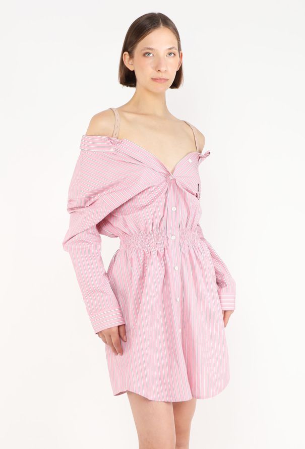 Miu Miu Poplin Off-Shoulder Dress, 2025 - 2