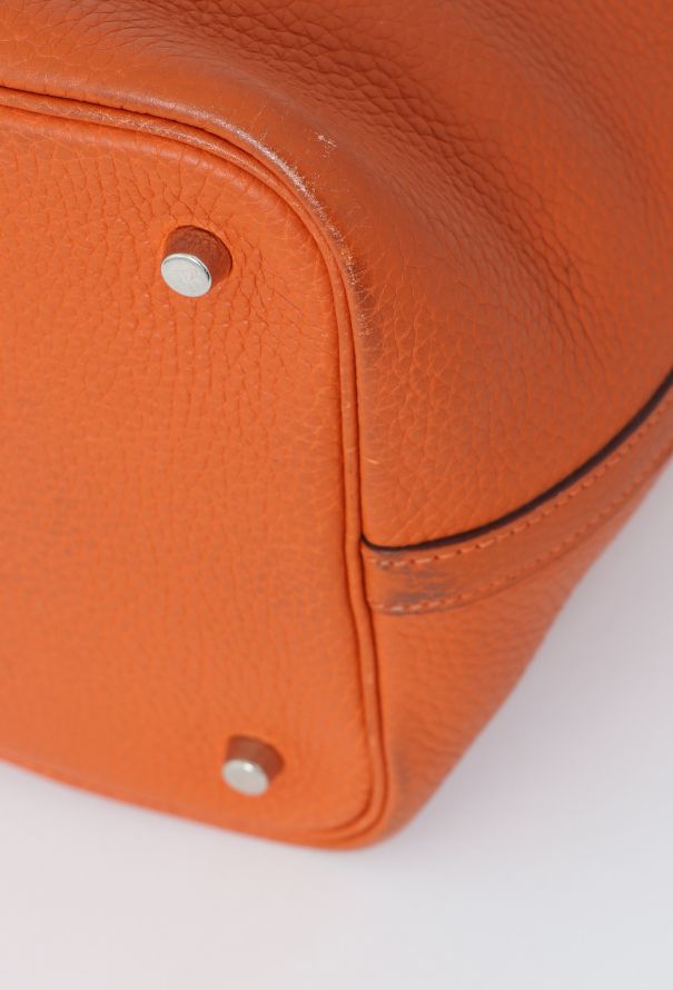 Hermès Orange Clémence Picotin 22 - 10
