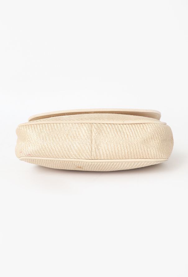 Chanel '80s Raffia Mini Flap Bag - 6