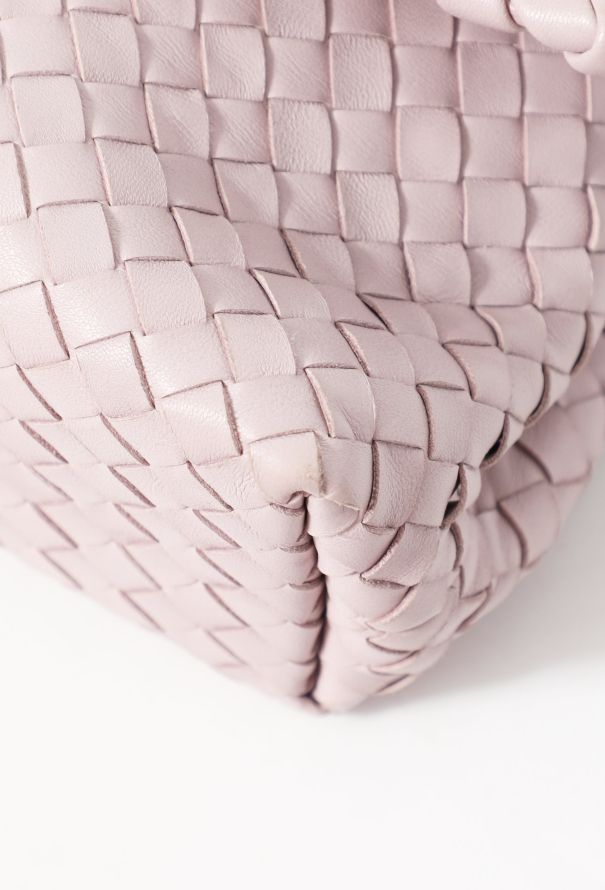 Bottega Veneta Olimpia Intrecciato Shoulder Bag Mauve pink - 6