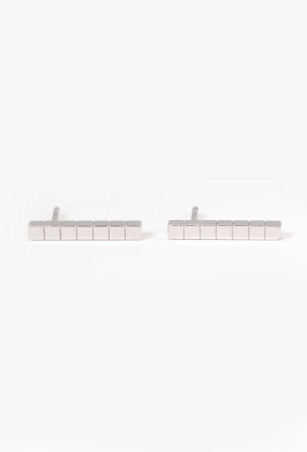 Chopard 18k White Gold Ice Cube Earrings - 5