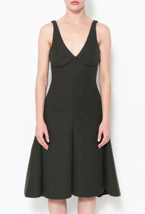 Céline F/W 2013 Wool Trumpet Dress - 3