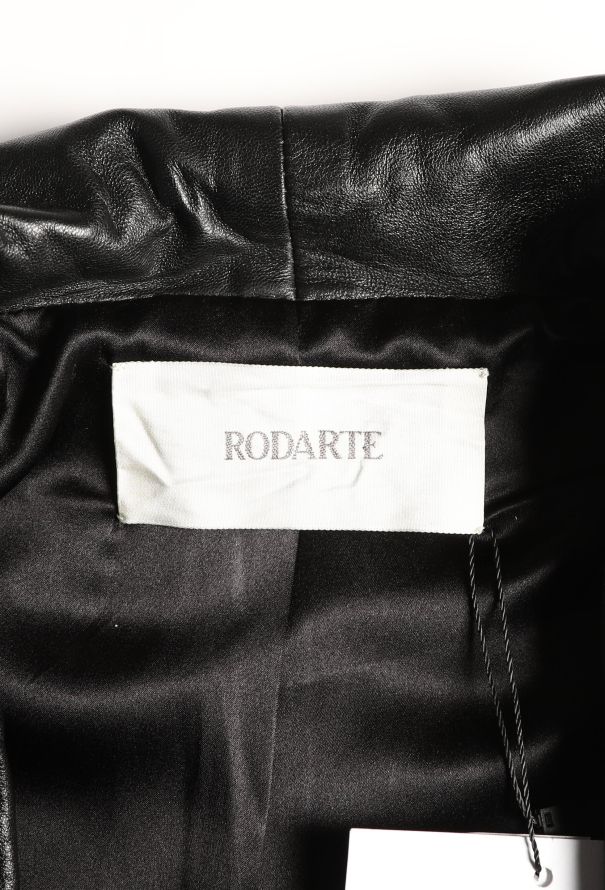 Rodarte F/W 2016 Ruffled Leather Jacket - 7