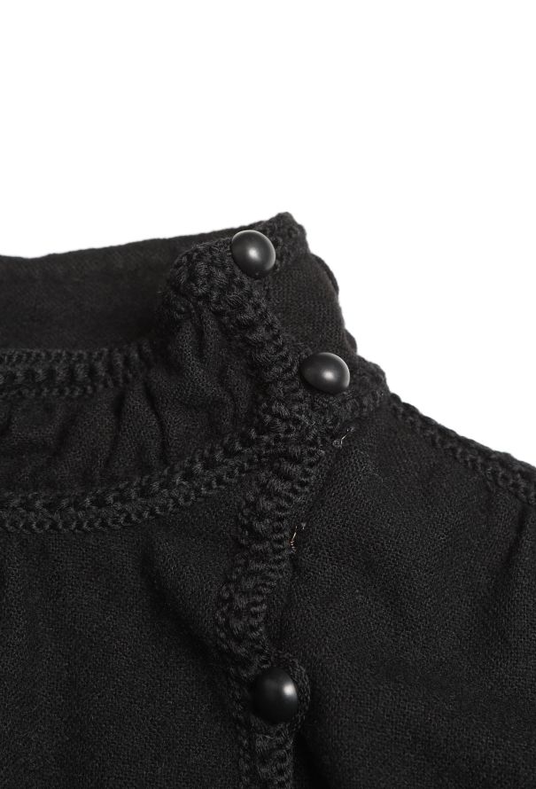 Saint Laurent 1977 Russian Braided Trim Dress - 6