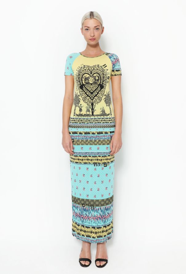 Christian Lacroix 1988 Printed Jersey Ensemble - 1