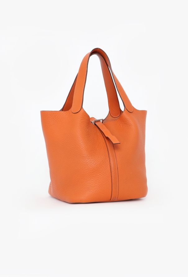 Hermès Orange Clémence Picotin 22 - 2
