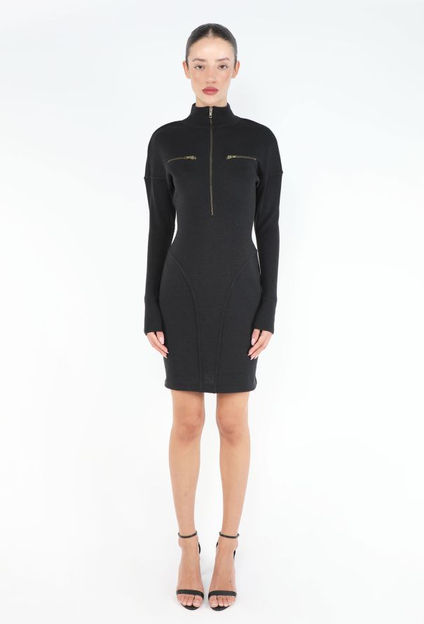 Alaïa Iconic F/W 1986 Bodycon Zip Dress - 4