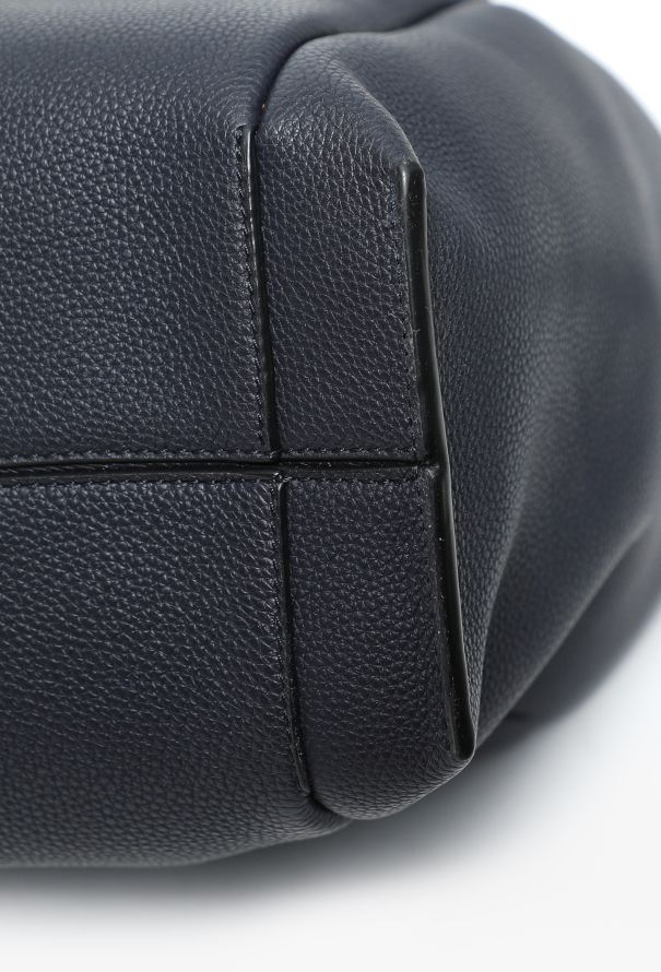 Loewe Flamenco Grained Leather Tote in Deep Navy - 10
