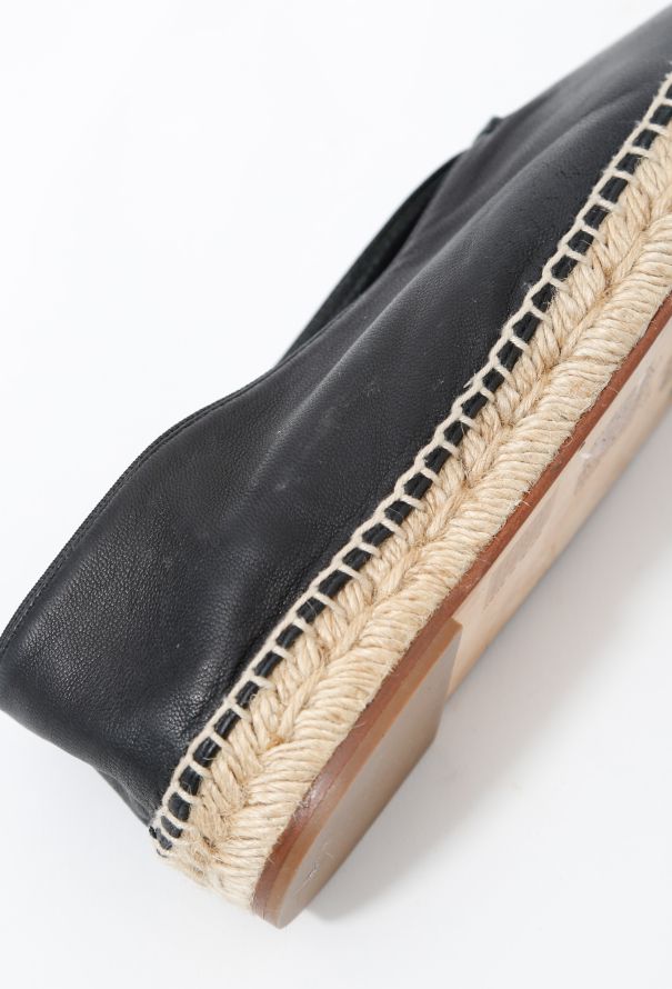 Céline Babouche Leather Espadrille - 6