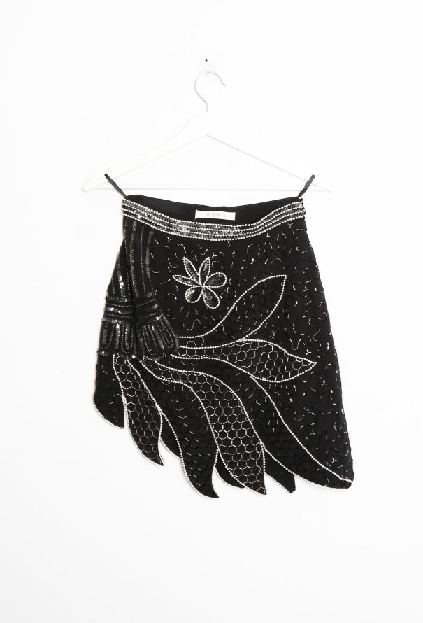 Rodarte F/W 2015 Beaded Silk Skirt - 10