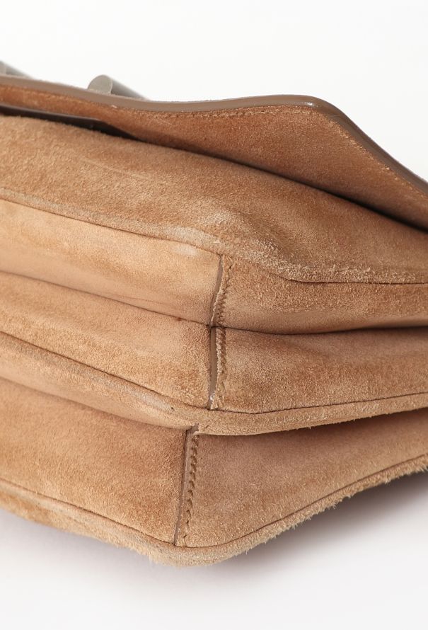 Prada Brown Suede Shoulder Bag - 10