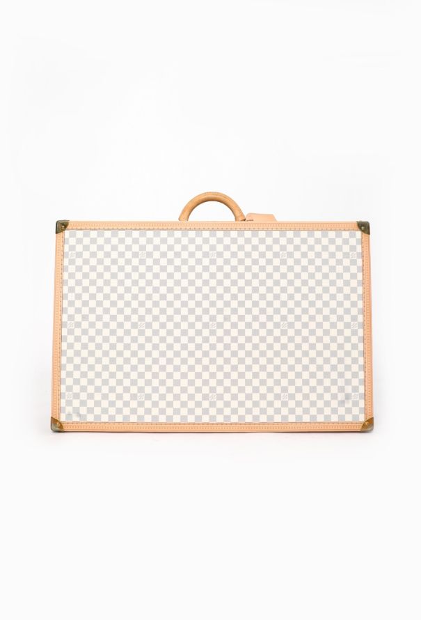 Louis Vuitton Rare Azur Alzer 75 Travel Trunk - 4