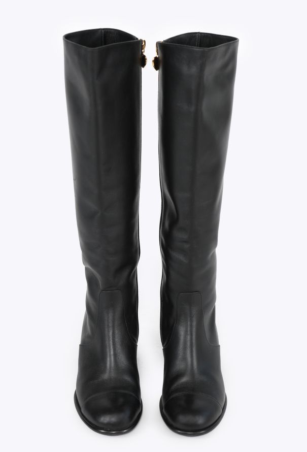 Chanel Leather Knee High Boots, 2024 - 2