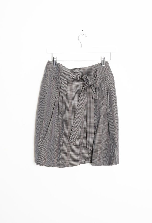 Chloé 2005 Plaid Wrap Skirt - 5
