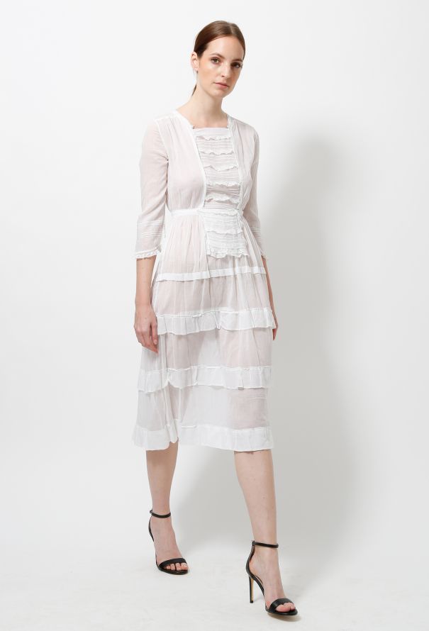 Cotton Lace Victorian Dress - 2