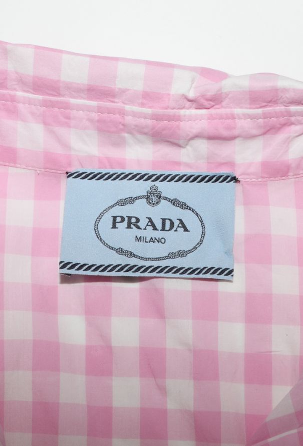 Prada Gingham Ruffled Dress, Pre-Fall 2013 - 7