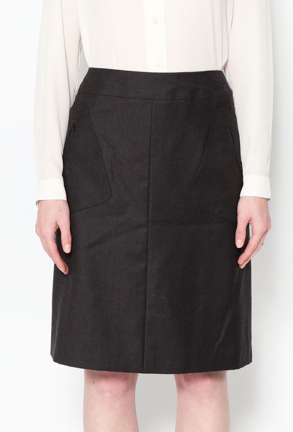 Chanel Zip Pocket 'CC' Skirt - 3