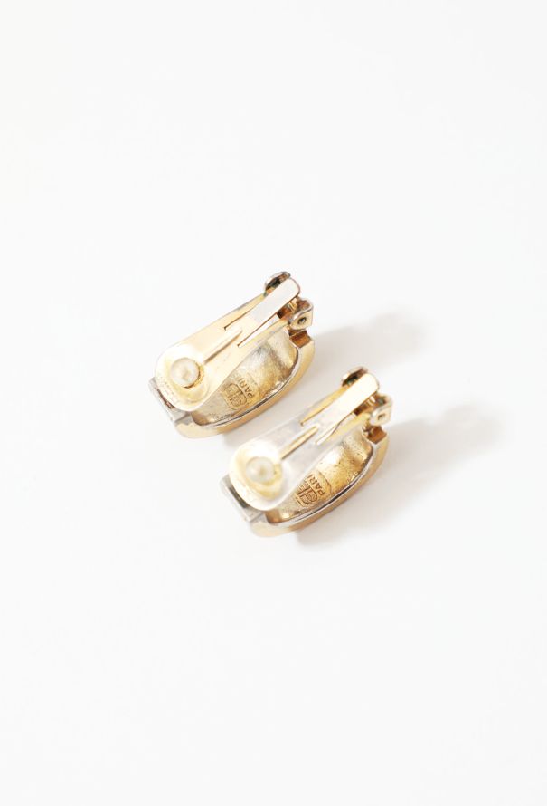 Balenciaga Vintage Chainmail Clip Earrings - 5