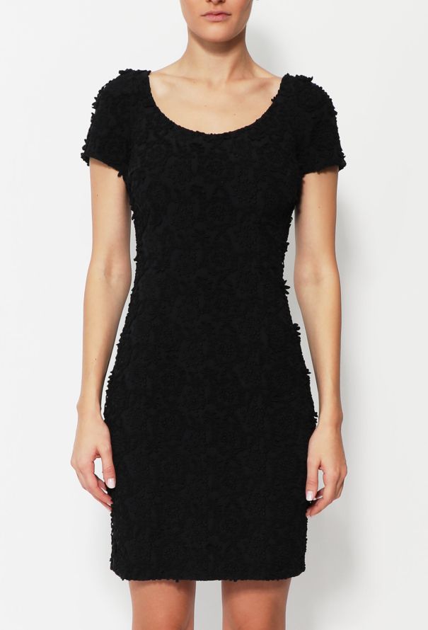 Prada Floral Embroidered Silk Dress - 1