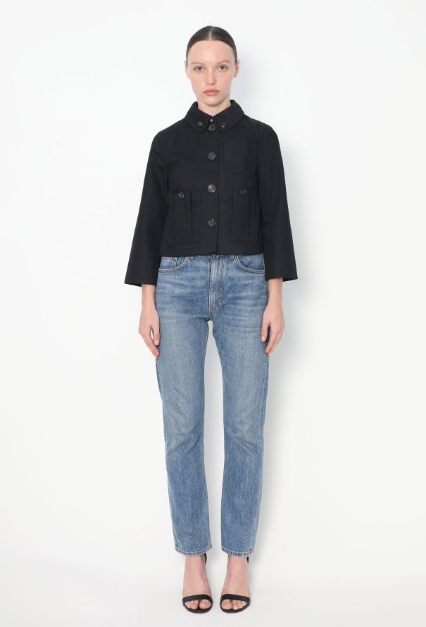 Miu Miu Resort 2017 Cropped Denim Jacket - 3