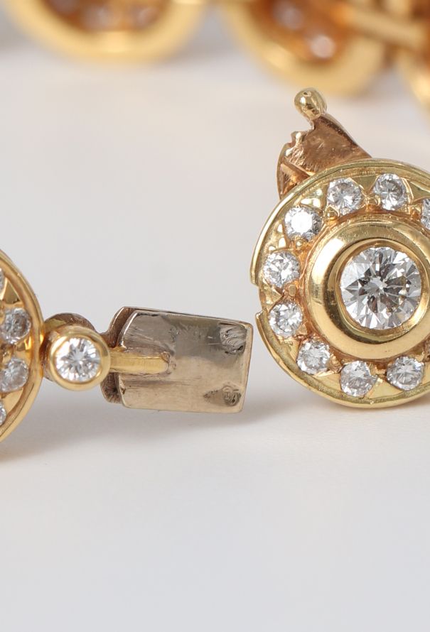 Mellerio 18k Gold & 6.37 Carats Diamond Giverny Bracelet - 9