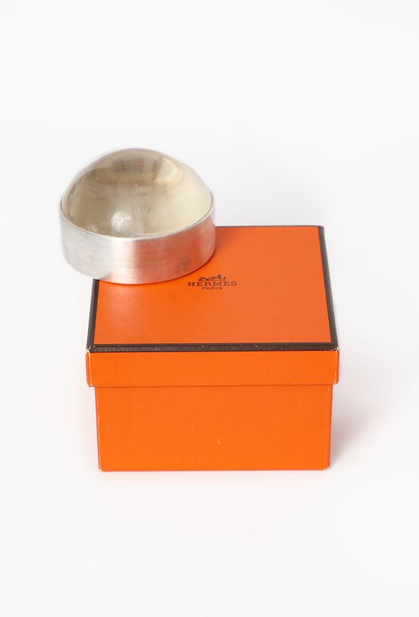 Hermès Silver Desktop Magnifying Glass, 1960s - 7