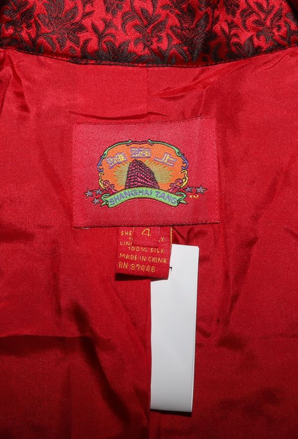 Shanghai Tang Silk Jacquard Tang Coat, 1990s - 6