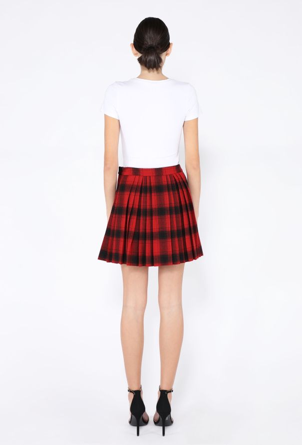 Céline 2020 Plaid Mini Skirt - 4