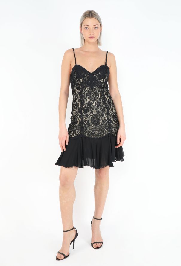 Christian Lacroix COLLECTOR F/W 1994 Baroque Lace Dress - 4