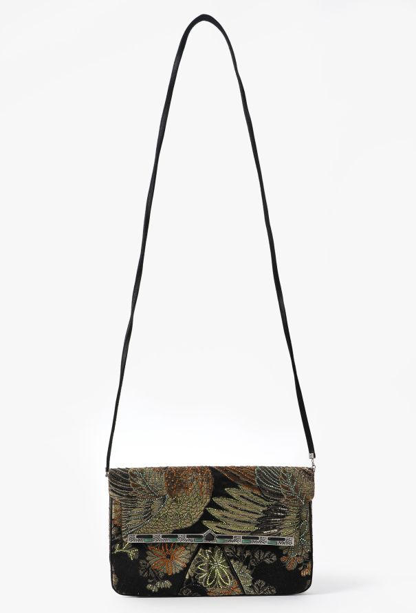 Judith Leiber Vintage Embellished Tropical Clutch - 2