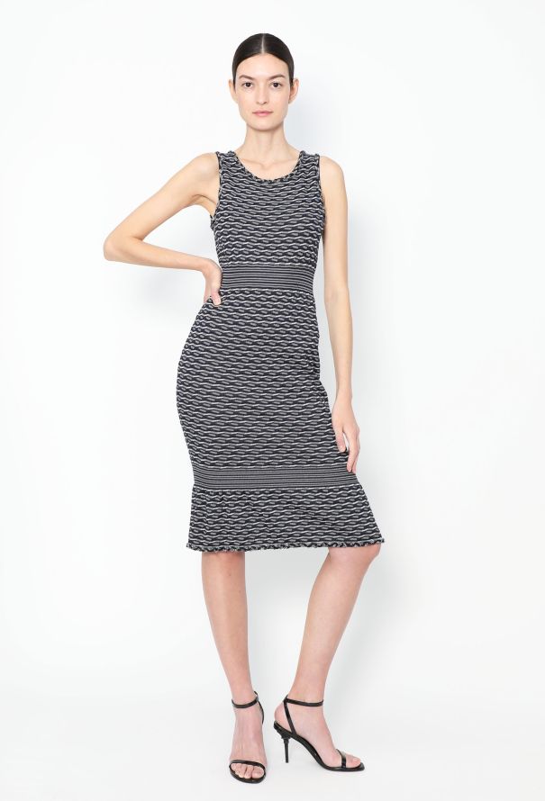 Chanel 2012 Braided Trim Fluted Dress - 3