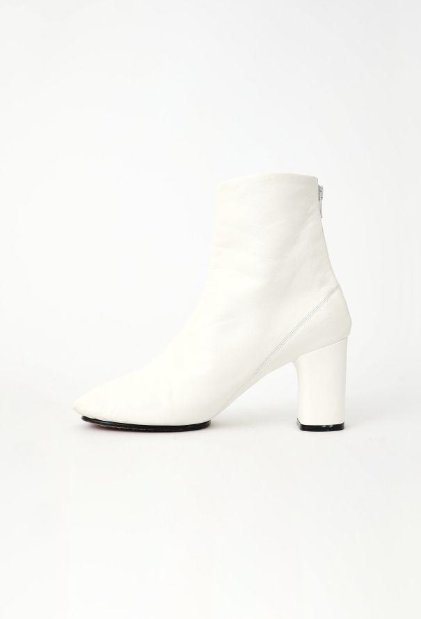 Céline Leather Ankle Boots - 4