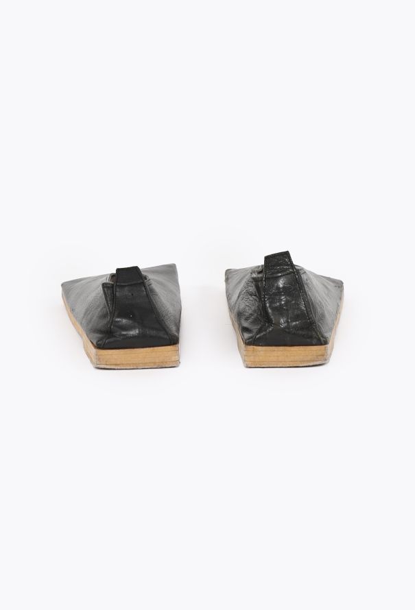 Comme des Garçons ULTRA RARE S/S 1984 Leather Flats - 5