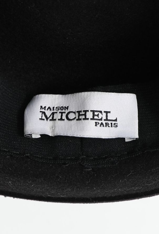 Maison Michel Pearl Felt Hat - 8