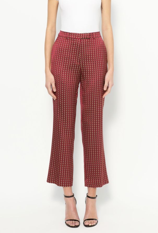 Etro Graphic Print Satin Red Ensemble - 5