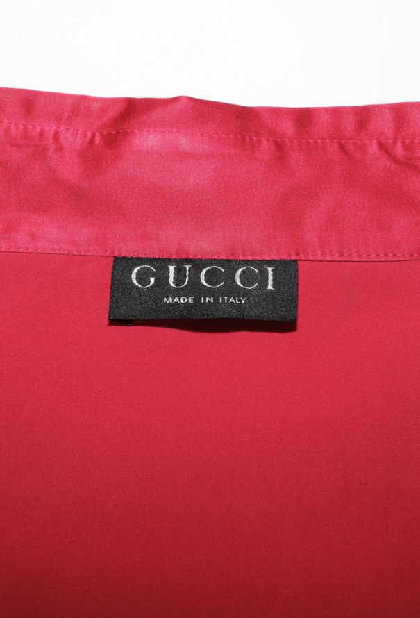 Gucci Silk Épaulette Blouse, 1996 - 5