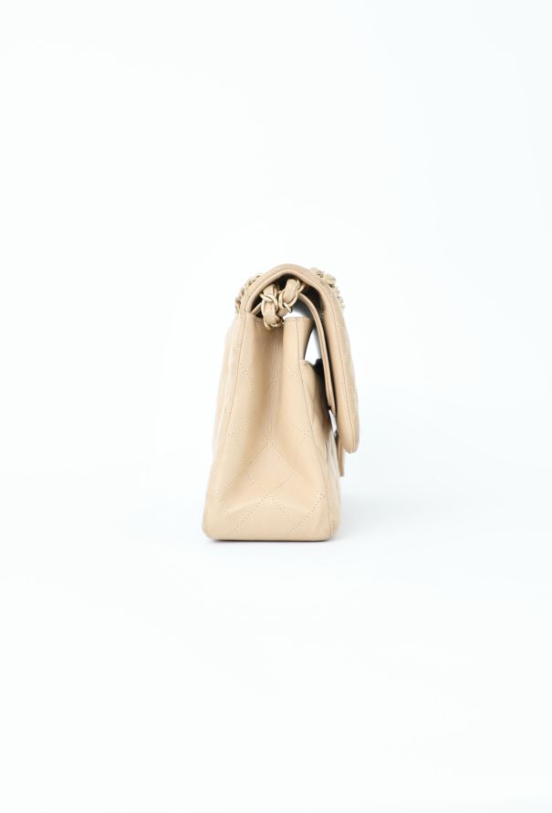 Chanel Beige Jumbo Timeless Flap Bag - 7