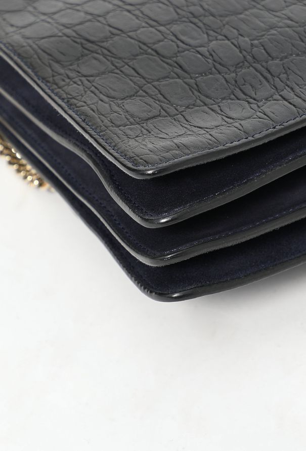 Chloé S/S 2015 Crocodile Embossed Faye Bag - 10