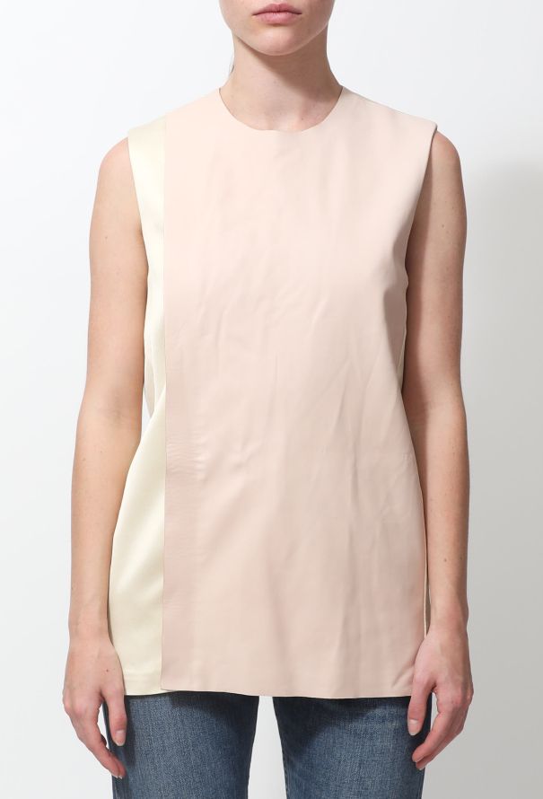 Céline Bicolor Leather Panel Top - 2