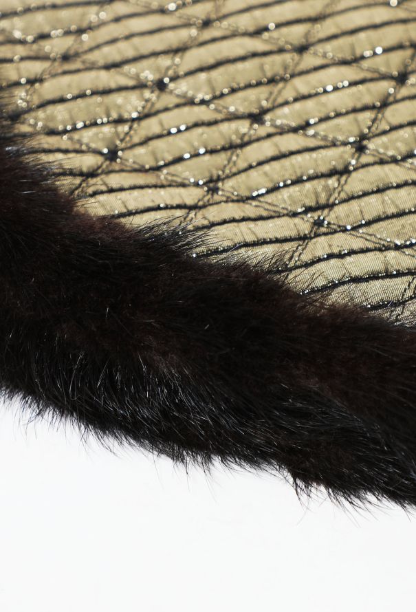 Jean-Louis Scherrer Fur Lamé Evening Bag - 8